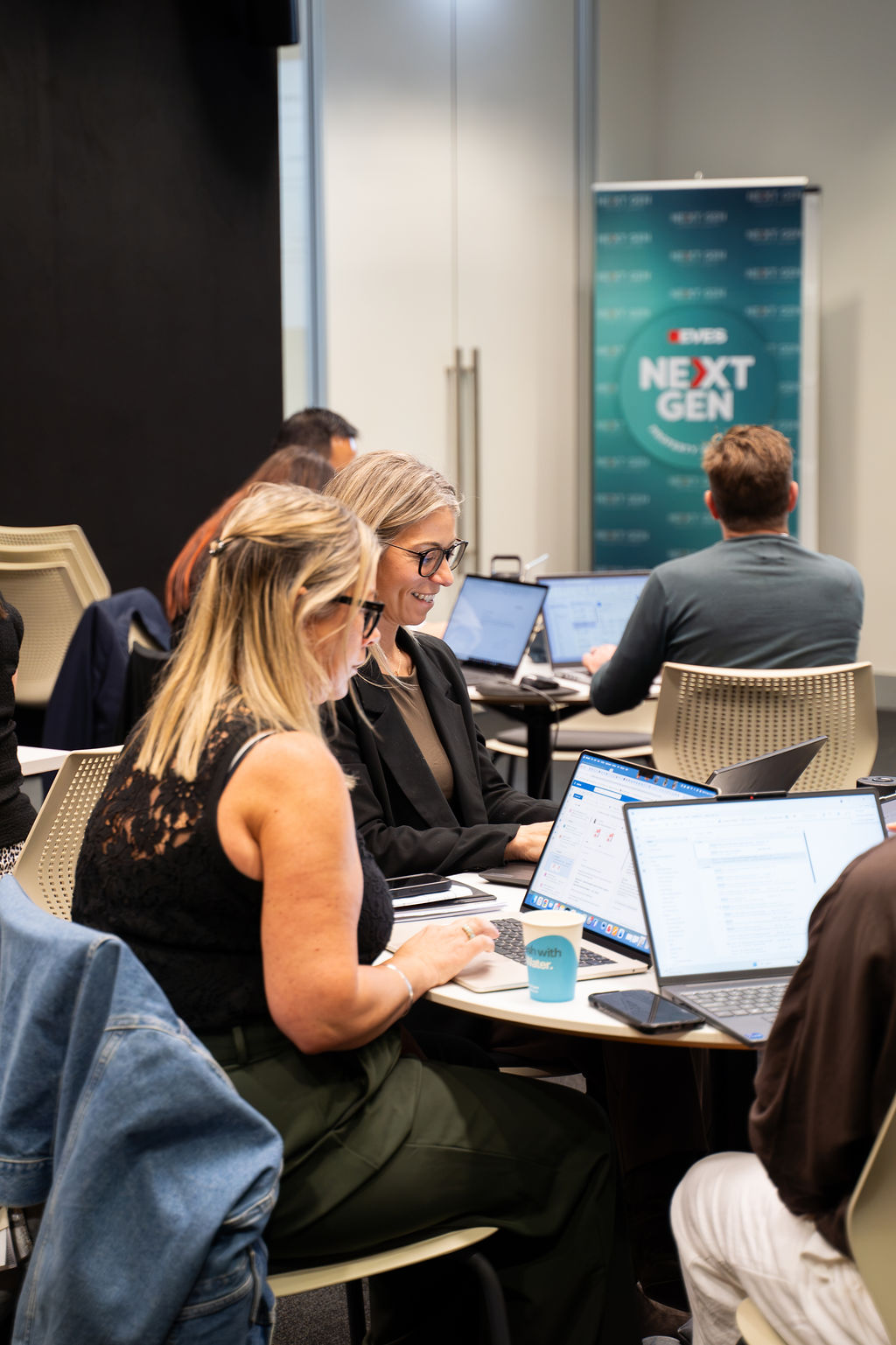 Participants working on their own files during a Hart Consultancy session